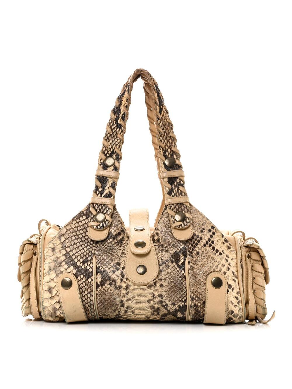 Chloe Snakeskin Silverado Shoulder Bag #349987C15B